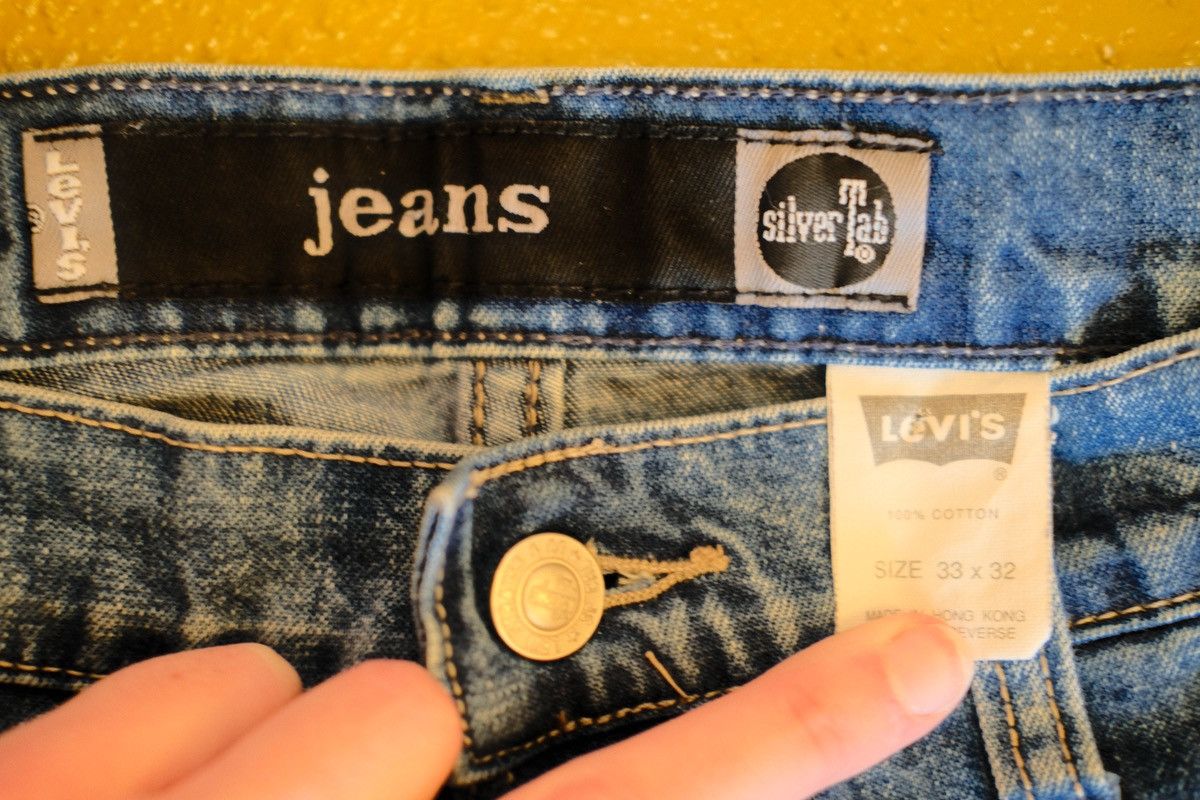 Levi's × Levi's Vintage Clothing RARE Vintage Levi’s Silvertab Cargo Jeans Size US 33 - 3 Thumbnail