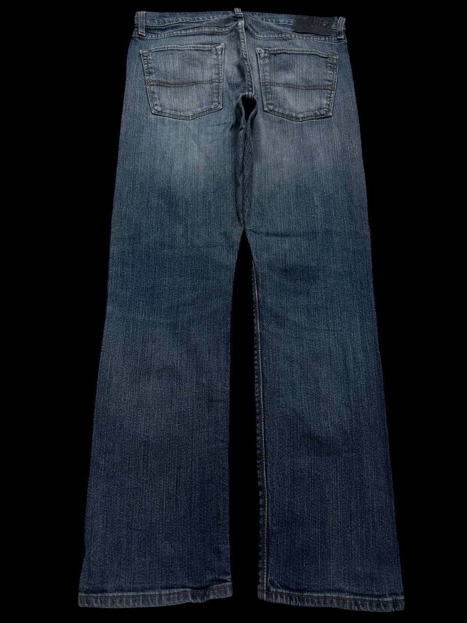 Levi's GRUNGE Levi’s Slim Straight Fit Faded Distressed Blue Jeans Size US 33 - 2 Thumbnail