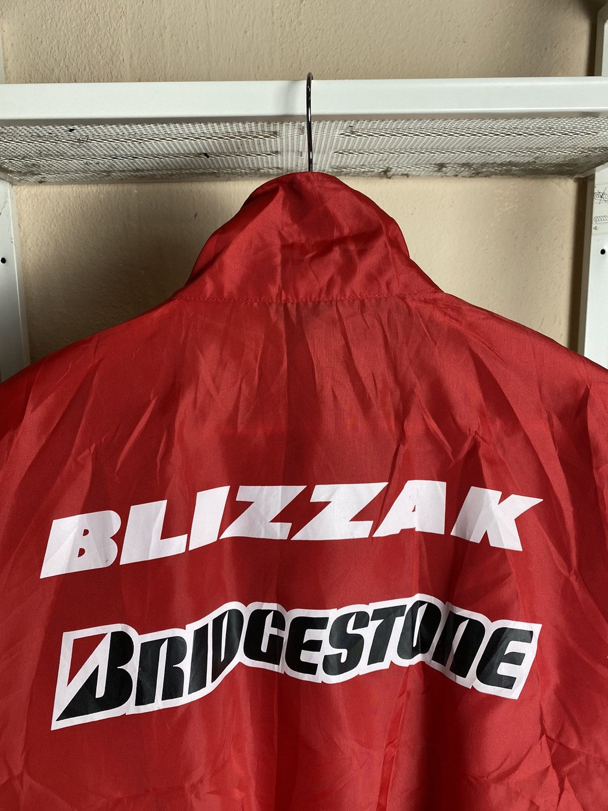 Vintage Vintage Bridgestone Blizzak 100% Nylon Jacket Size US M / EU 48-50 / 2 - 8 Thumbnail
