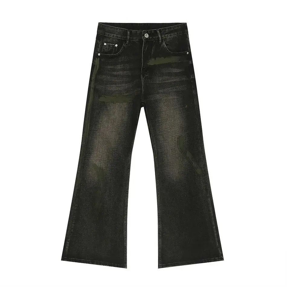 Japanese Brand Retro loose micro flared jeans Size US 32 / EU 48 - 5 Thumbnail