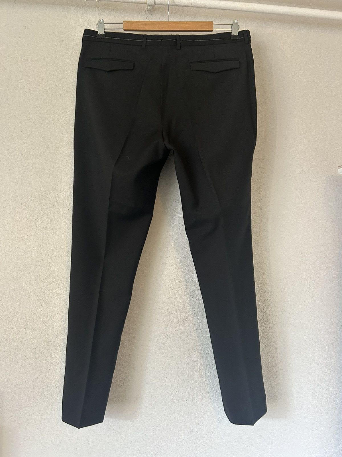 Dior Dior Black Wool Trousers, Size 52, 100% Virgin Wool Size US 36 / EU 52 - 8 Thumbnail