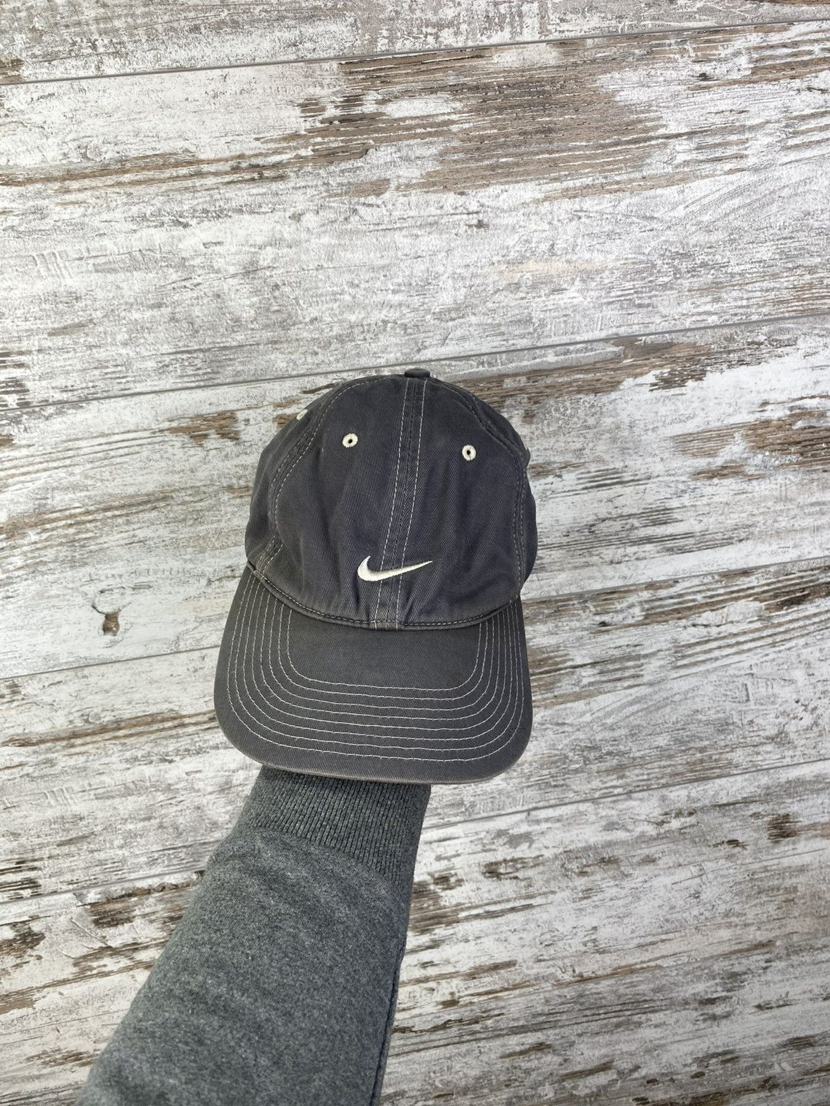 Nike × Vintage Mens Vintage Nike big logo hats cap hat y2k rare swoosh acg Size ONE SIZE - 1 Thumbnail
