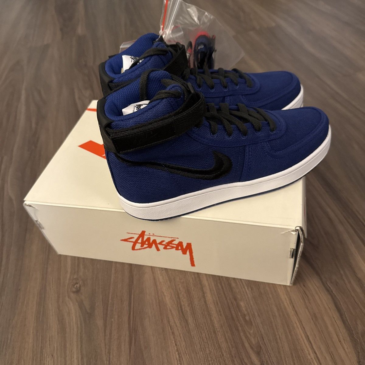 Nike × Stussy Nike x Stüssy Vandal High SP Deep Royal Blue Size 6.5 Size US 6 / EU 39 - 2 Thumbnail