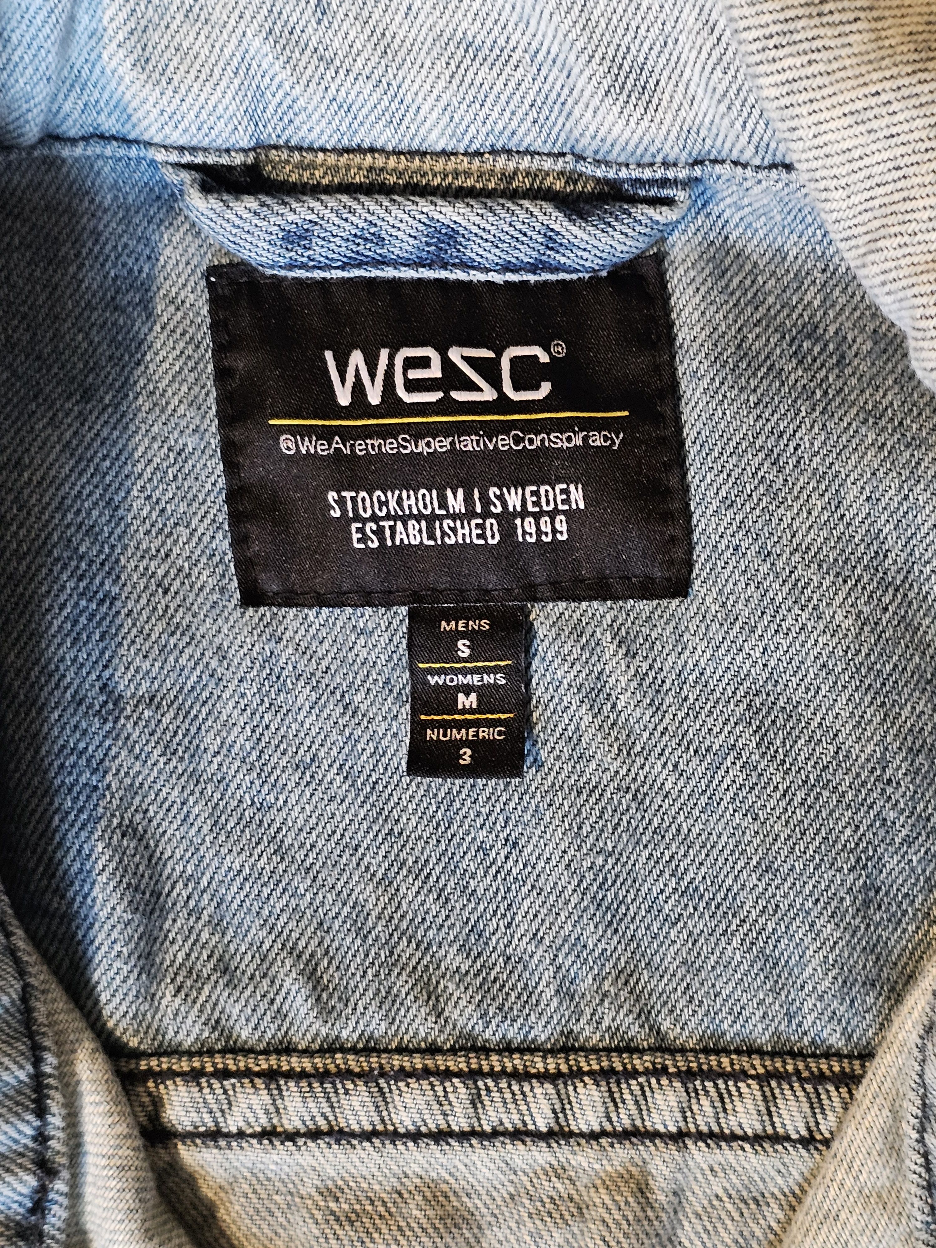WeSC WeSC Denim Jacket Indigo Block Size S UNISEX EUC Streetwear Size US S / EU 44-46 / 1 - 9 Thumbnail