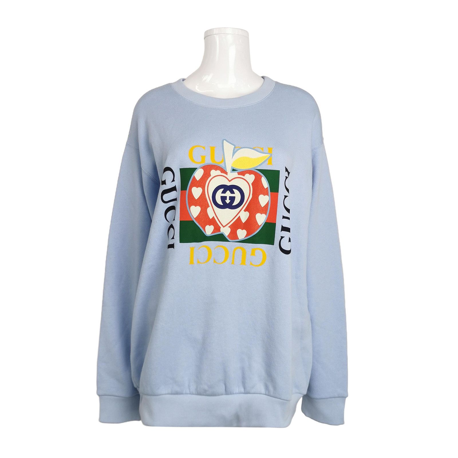 Gucci Gucci Apple Heart Logo Sweatshirt M Size US M / EU 48-50 / 2 - 1 Thumbnail