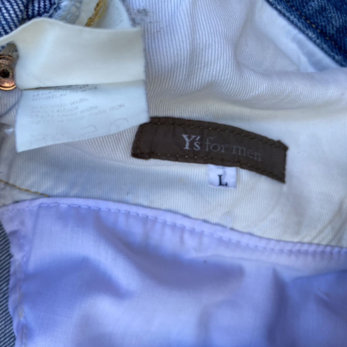 Yohji Yamamoto Y’s For Men Baggy Jeans Size US 32 / EU 48 - 3 Thumbnail