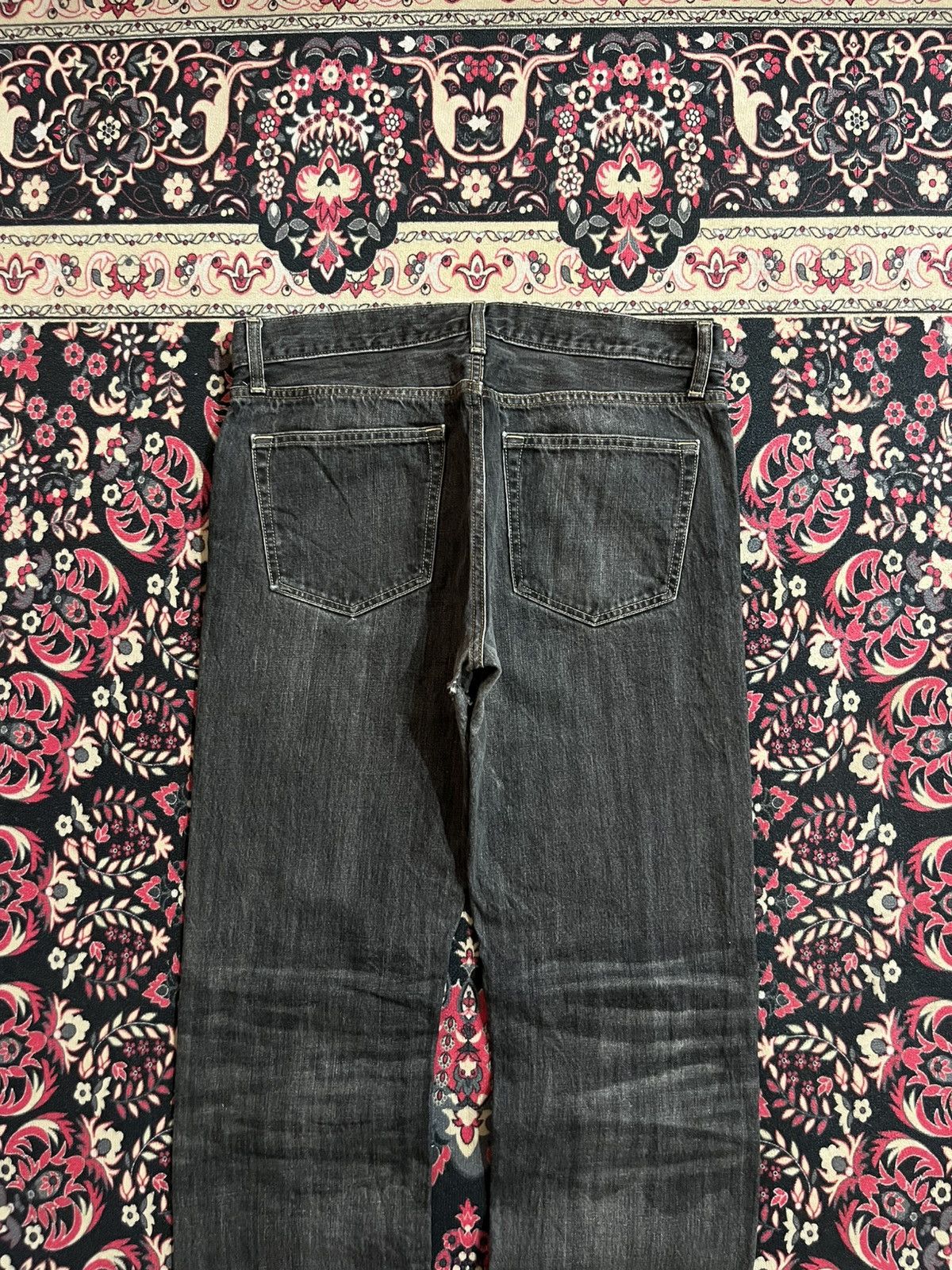 Undercover × Uniqlo Vintage Uniqlo UJ Dark Whisker Regular Fit Straight Leg Jean Size US 33 - 6 Thumbnail