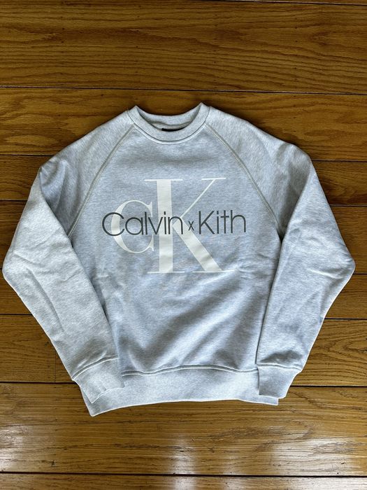 Calvin Klein Kith x Calvin Klein Crewneck Heather Grey | Grailed