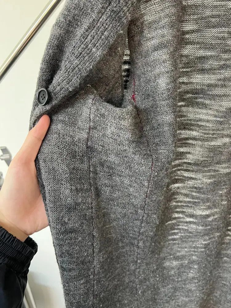 Yohji Yamamoto Yohji Yamamoto Pour Homme Unevenness Cardigan Jacket-2505 Size US L / EU 52-54 / 3 - 7 Thumbnail