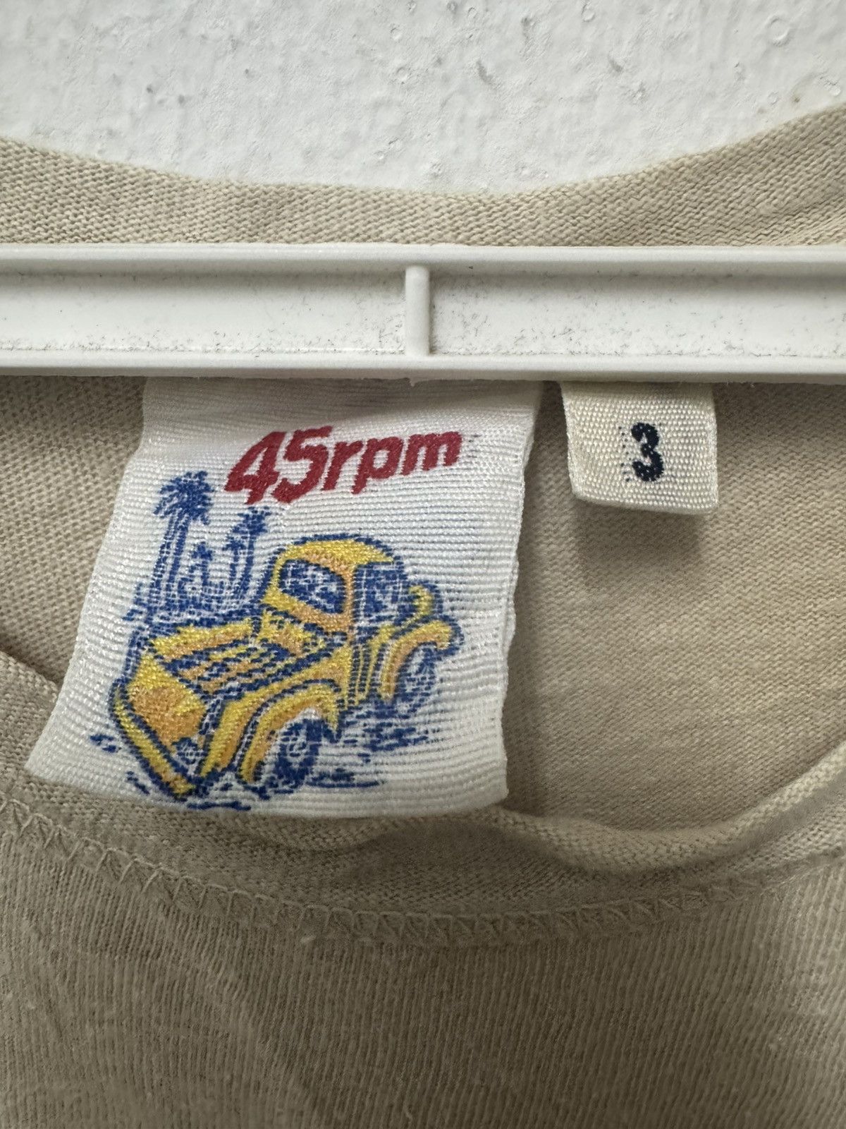 45rpm 45rpm Indigo Cream Japanese Brand T shirt Size US M / EU 48-50 / 2 - 4 Thumbnail