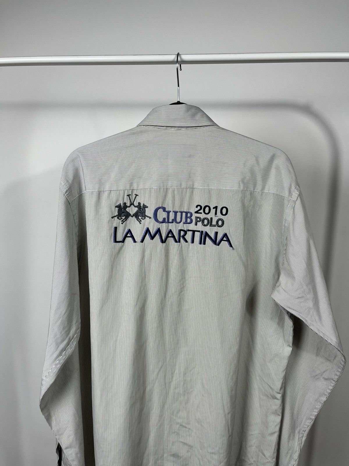 La Martina La Martina Polo Club Shirt Embroidered Striped Button Down L Size US L / EU 52-54 / 3 - 10 Thumbnail