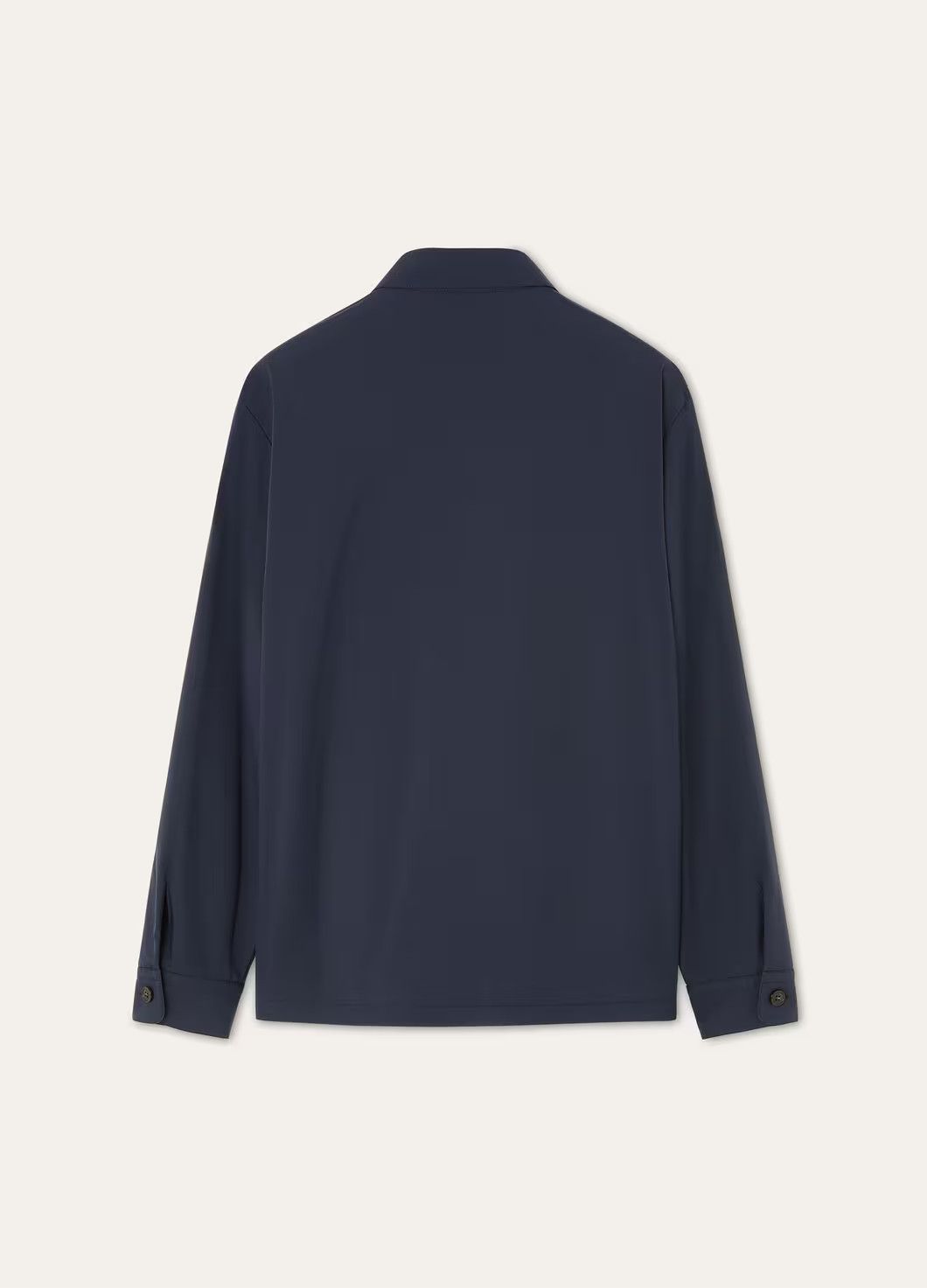 Loro Piana o1w1db10225 FAL3621 Spread Collar Knit Overshirt Navy Blue Size US S / EU 44-46 / 1 - 2 Thumbnail