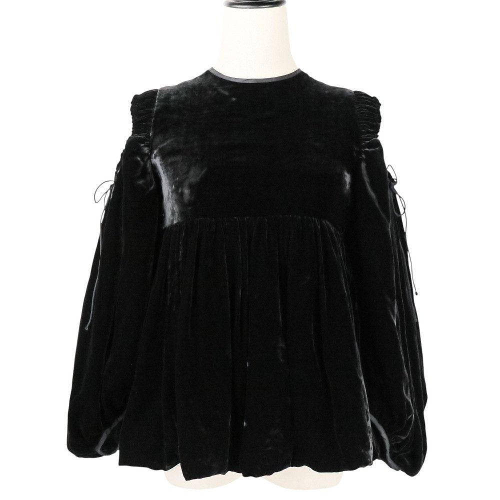Other Other Cecilie Bahnsen JAK TOP Velvet Blouse Textile Tops DUTY FREE for USA Size ONE SIZE - 1 Thumbnail