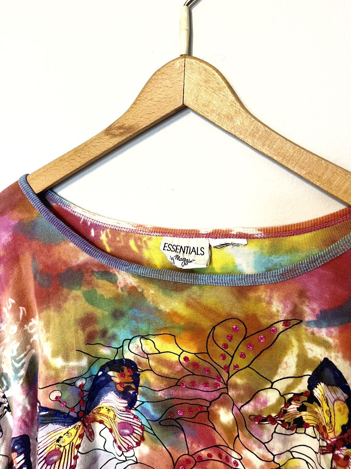 Japanese Brand Tie-dye Butterfly mid-sleeve Size M / US 6-8 / IT 42-44 - 3 Thumbnail