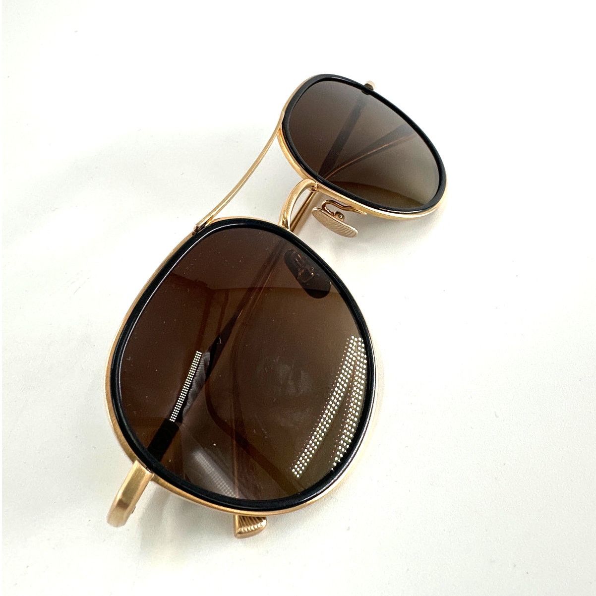 SALT. Optics Salt. Brushed Gold Black Polarized Desna Sunglasses Size ONE SIZE - 4 Thumbnail
