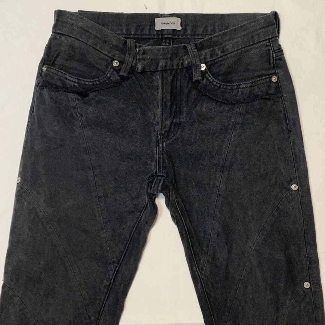 Undercover Curved Panel Denim Pants Size US 28 / EU 44 - 3 Thumbnail