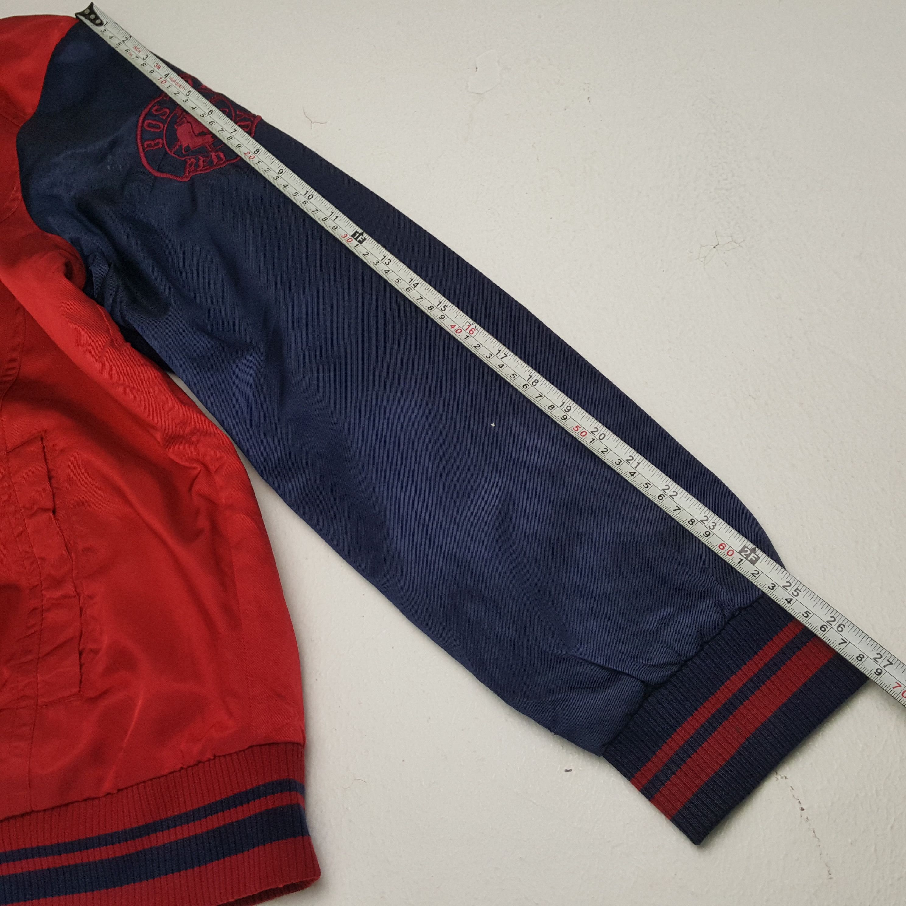 MLB × Vintage BOSTON RED SOX Baseball Team Varsity Jacket Size US L / EU 52-54 / 3 - 6 Thumbnail