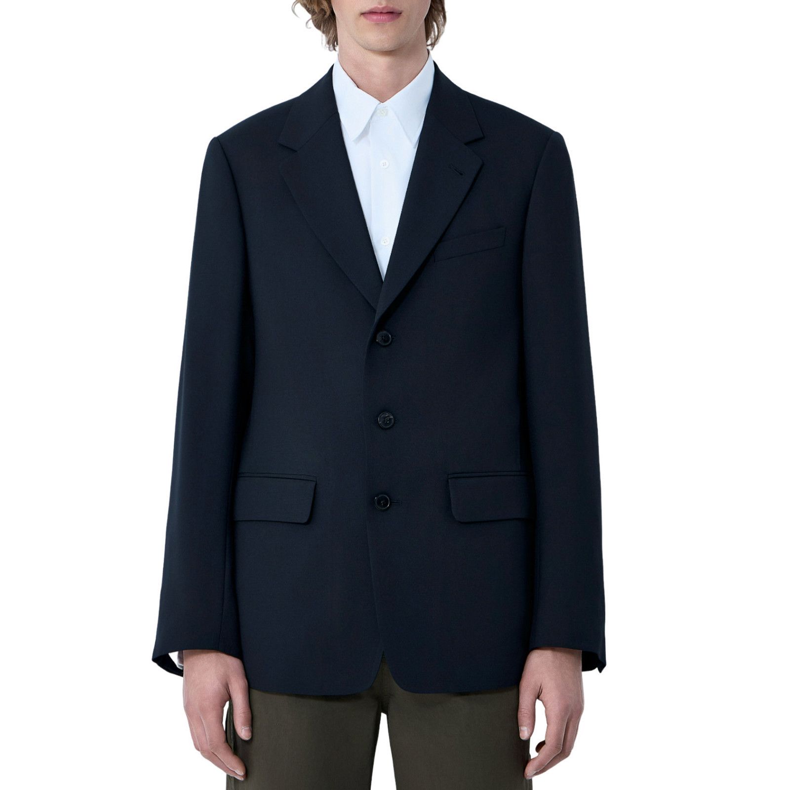 Dries Van Noten DRIES VAN NOTEN Single-Breasted Wool Blazer New & Authentic Size US L / EU 52-54 / 3 - 1 Preview