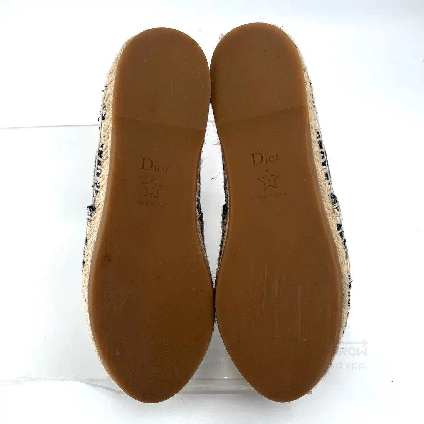 Dior Dior Swan Embroidery Logo Espadrilles. Size US 4 / IT 34 - 6 Thumbnail