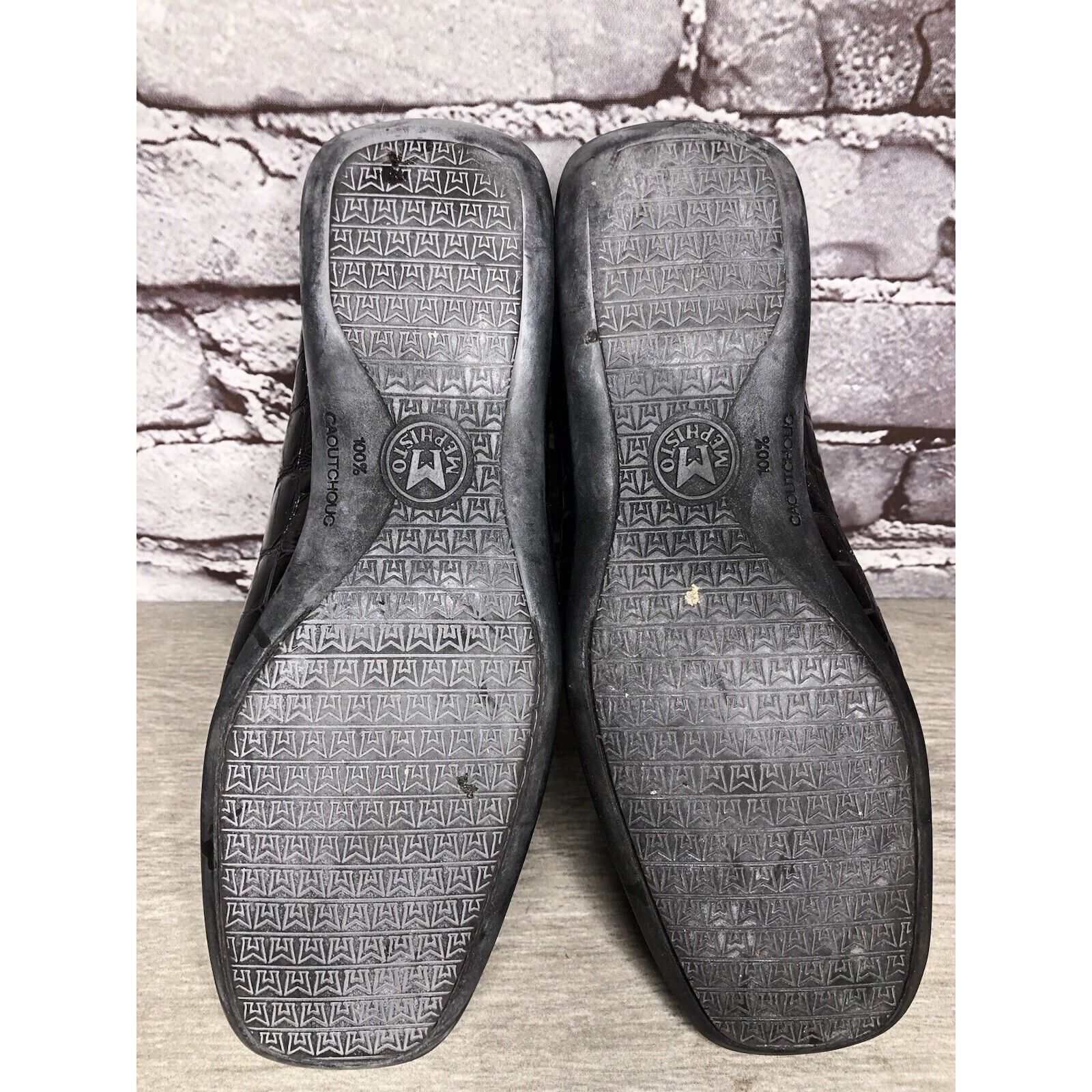 Mephisto Mephisto Black Patent Leather Crocometal Croc Print Mules Sh Size US 8 / IT 38 - 7 Thumbnail
