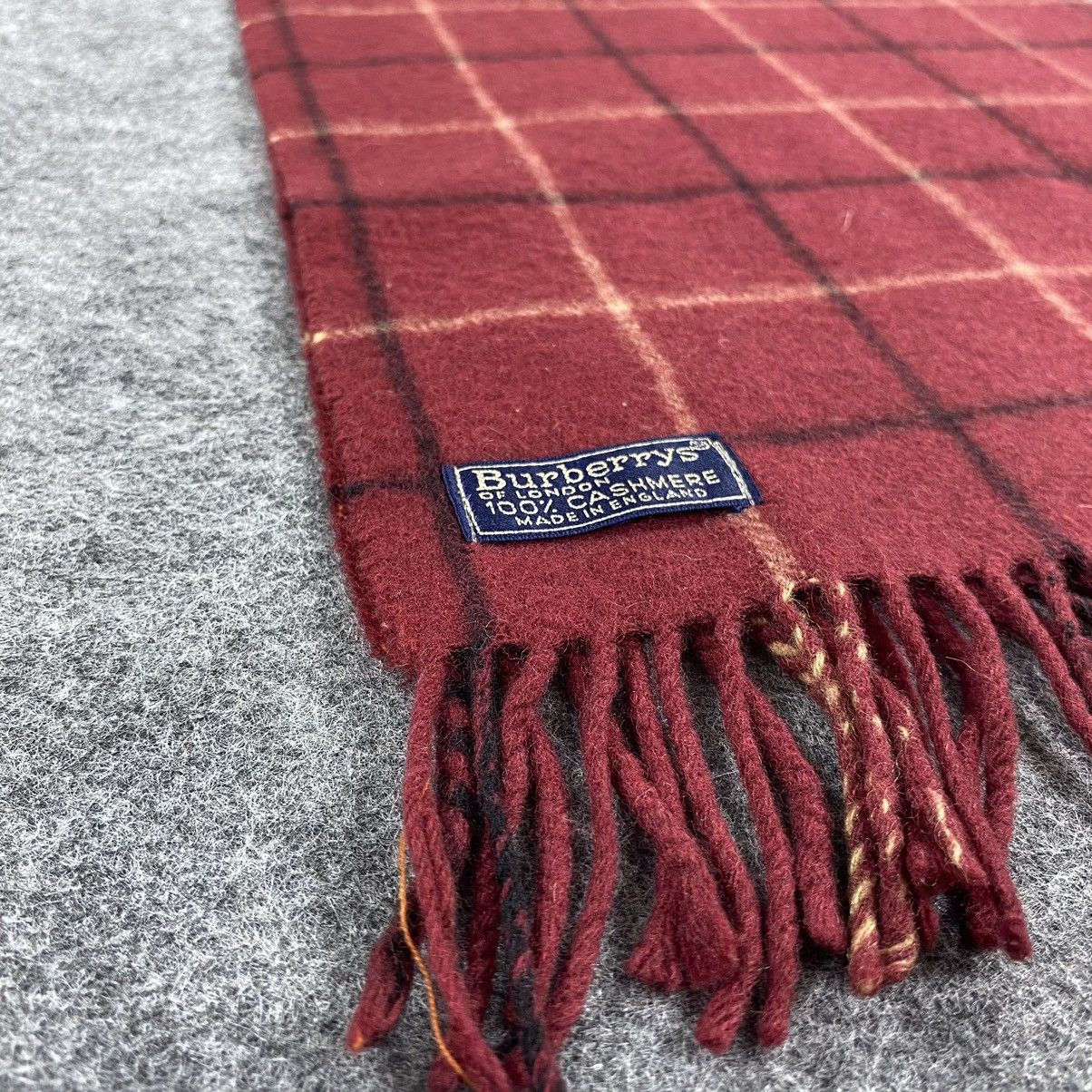 Burberry × Vintage Burberrys Scarf # Muffler # Neckwear # D205 Size ONE SIZE - 8 Thumbnail