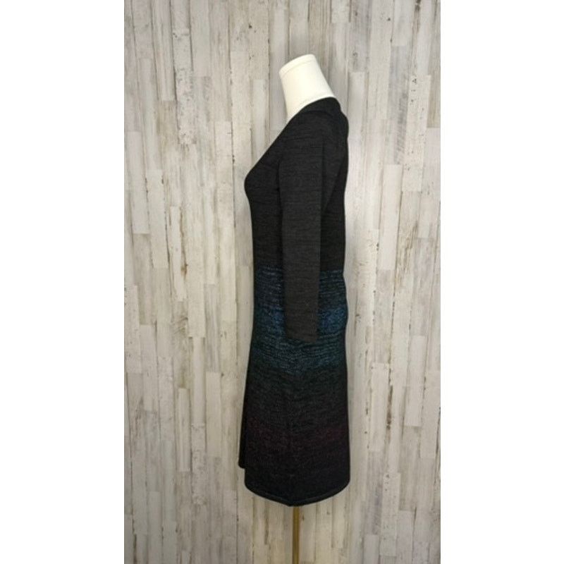 Trina Turk Trina Turk Women's Black Space-Dye Ombre Sweater Dress Size S / US 4 / IT 40 - 5 Thumbnail