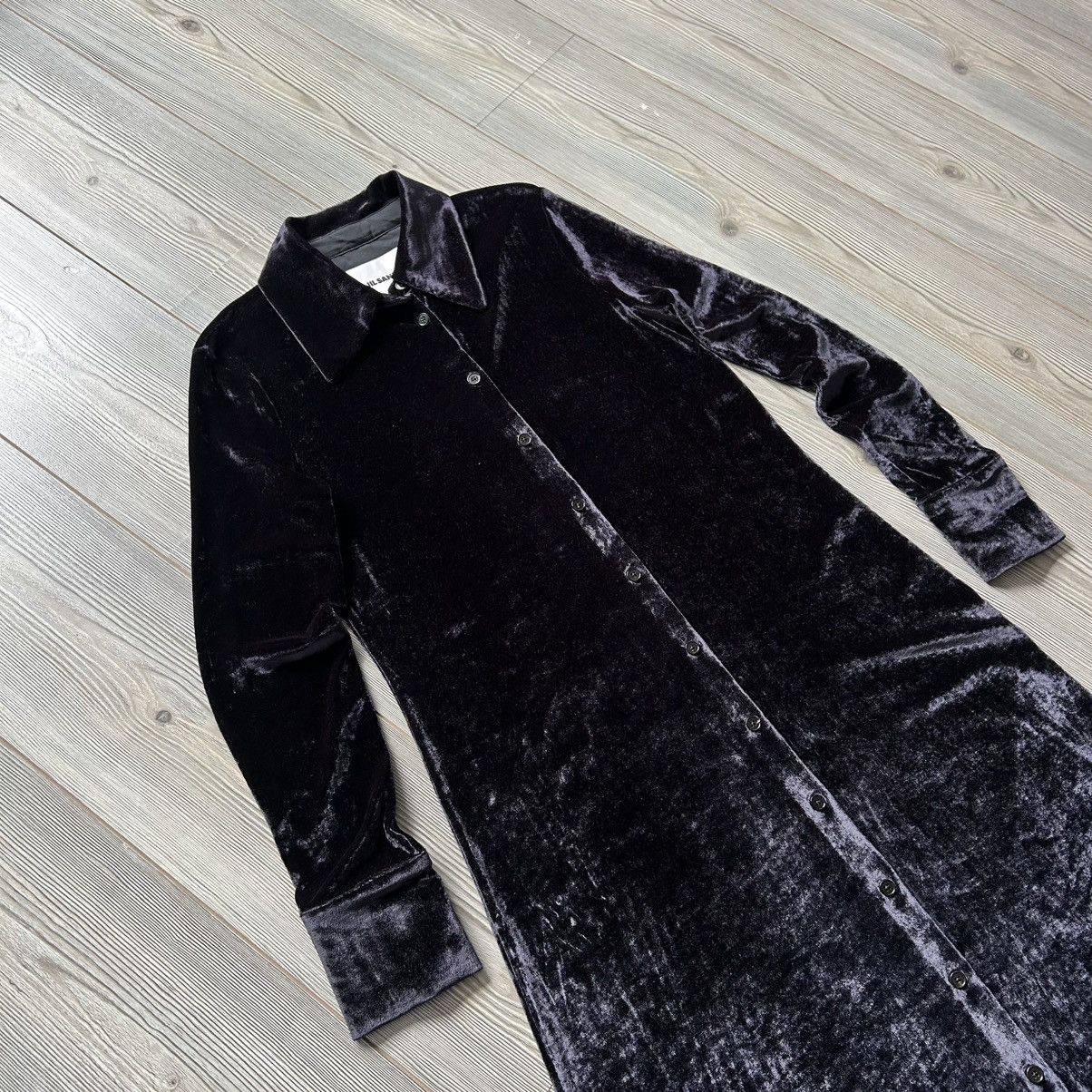Jil Sander Jil Sander Velvet Shirt Dress 38 Size XS / US 0-2 / IT 36-38 - 12 Thumbnail