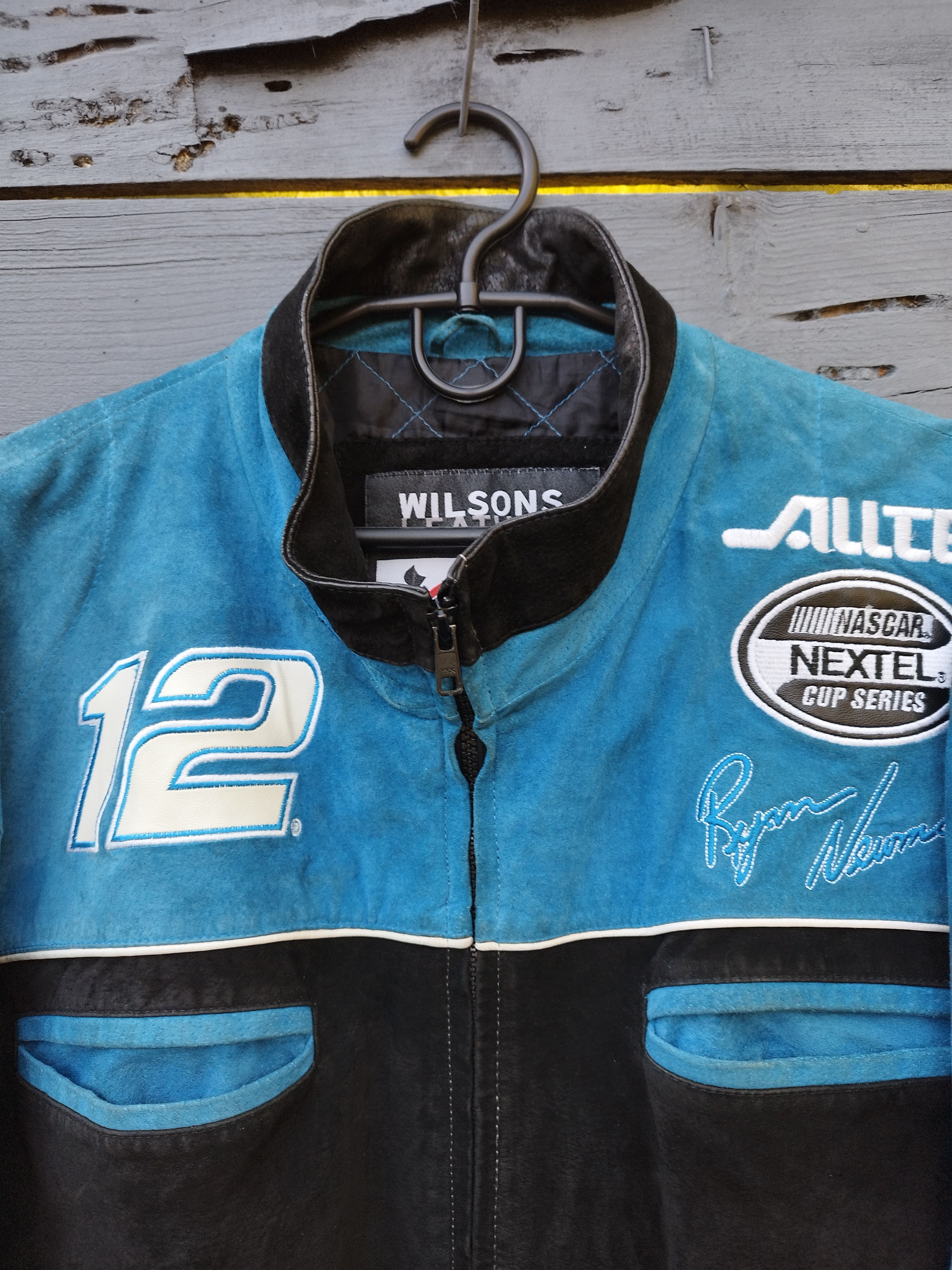 NASCAR Vintage Wilsons Leather NASCAR Racing Jacket Ryan Newman Size US L / EU 52-54 / 3 - 2 Thumbnail
