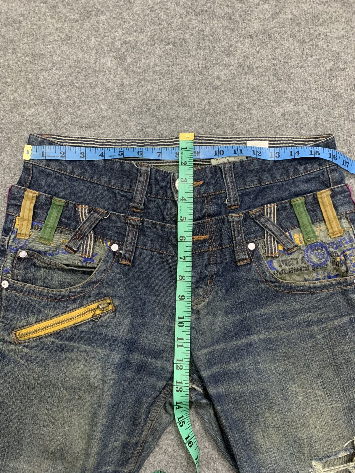 Punk and Yo DOUBLE WAIST DOUBLEFOCUS LIKE PUNK STYLE. Size US 32 / EU 48 - 5 Thumbnail