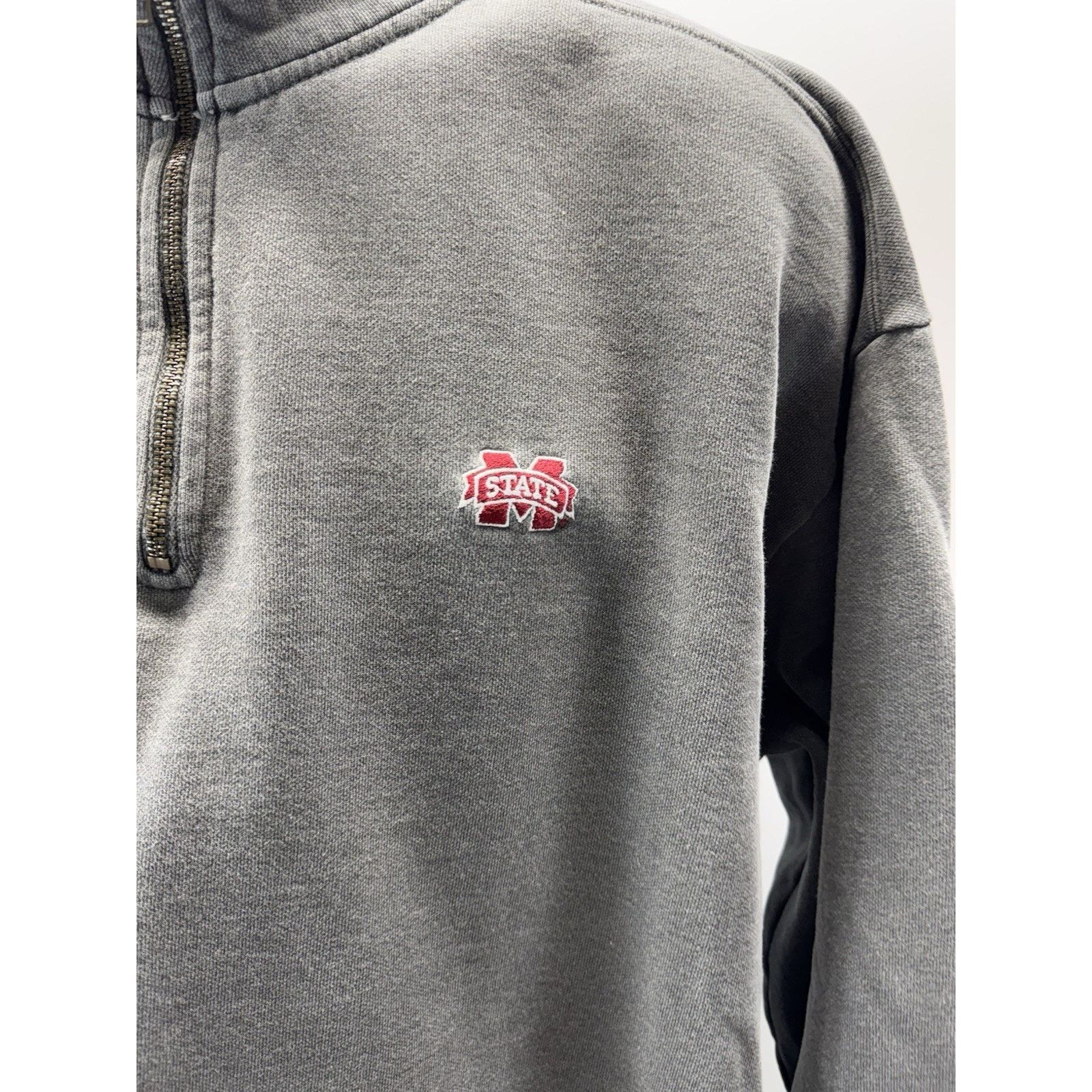 Other Mississippi State 1/4 Zip MSU Gray Men’s XL see Stain Pic Size US XL / EU 56 / 4 - 2 Thumbnail