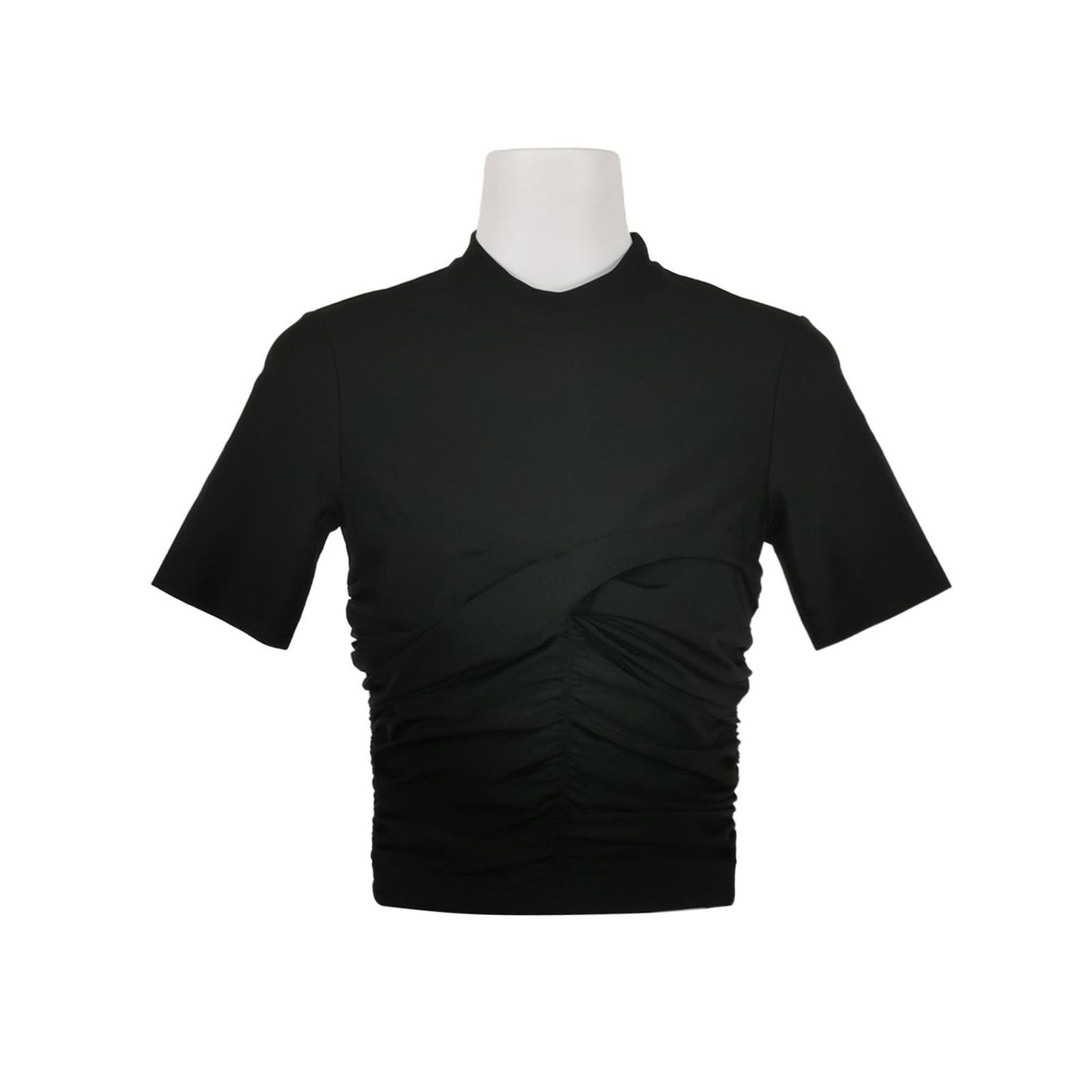Alexander Wang Alexander Wang Ruched Mock Neck Top Size XS Size XS / US 0-2 / IT 36-38 - 1 Thumbnail