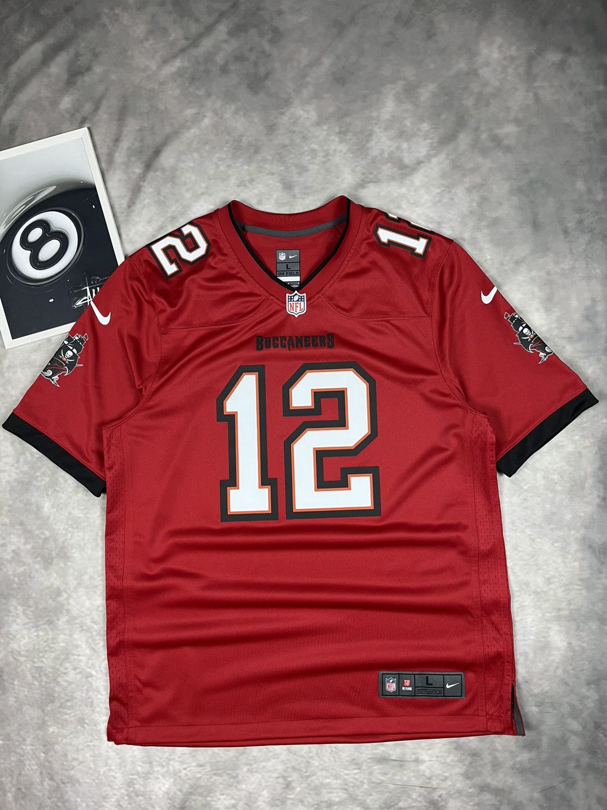 Nike Tom Brady #12 Nike NFL Game Jersey Buccaneers Red (L) 2022 Size US L / EU 52-54 / 3 - 2 Thumbnail
