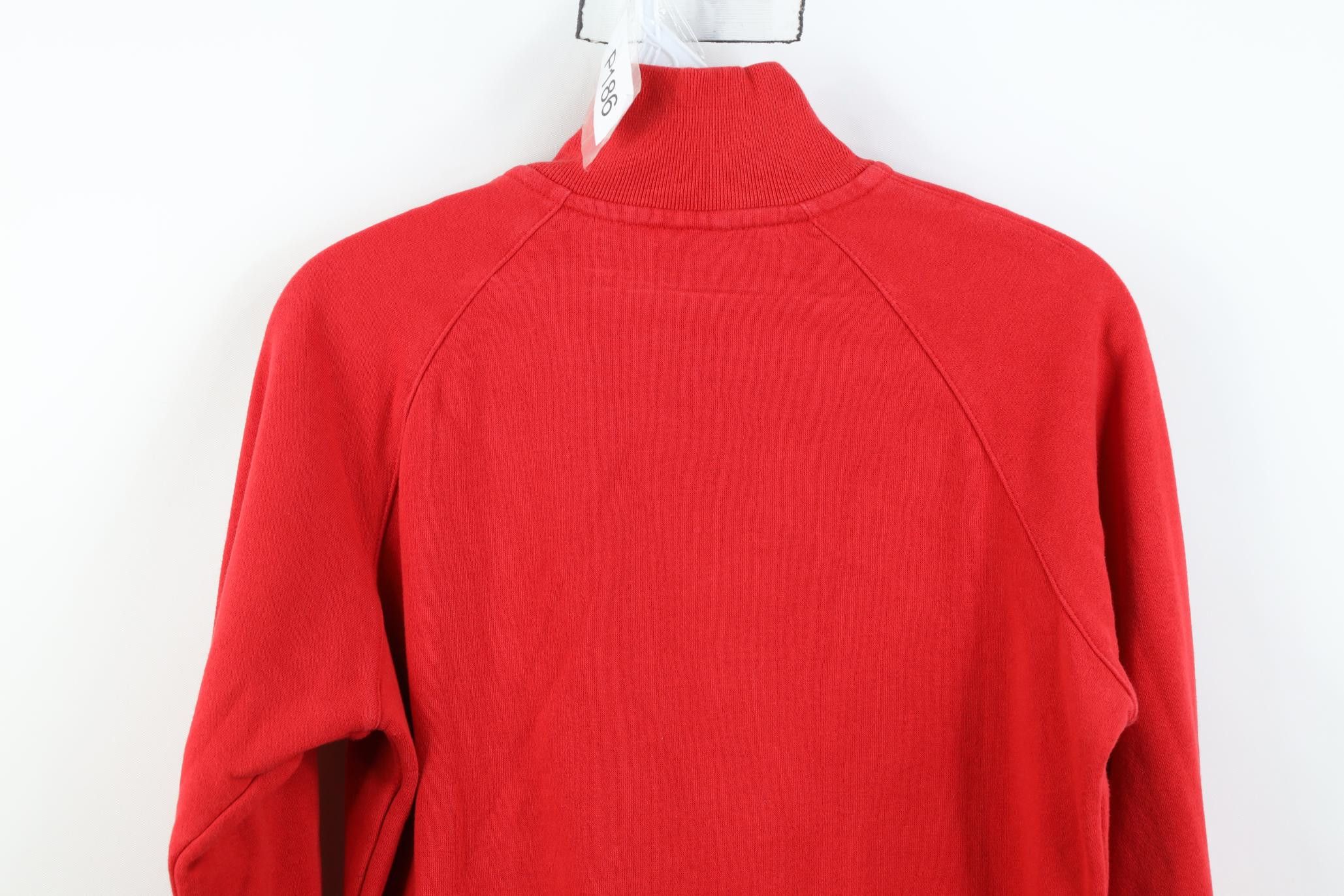 Nike Vintage Y2K Nike Scott Mini Swoosh Half Zip Sweatshirt Red Size M / US 6-8 / IT 42-44 - 14 Thumbnail