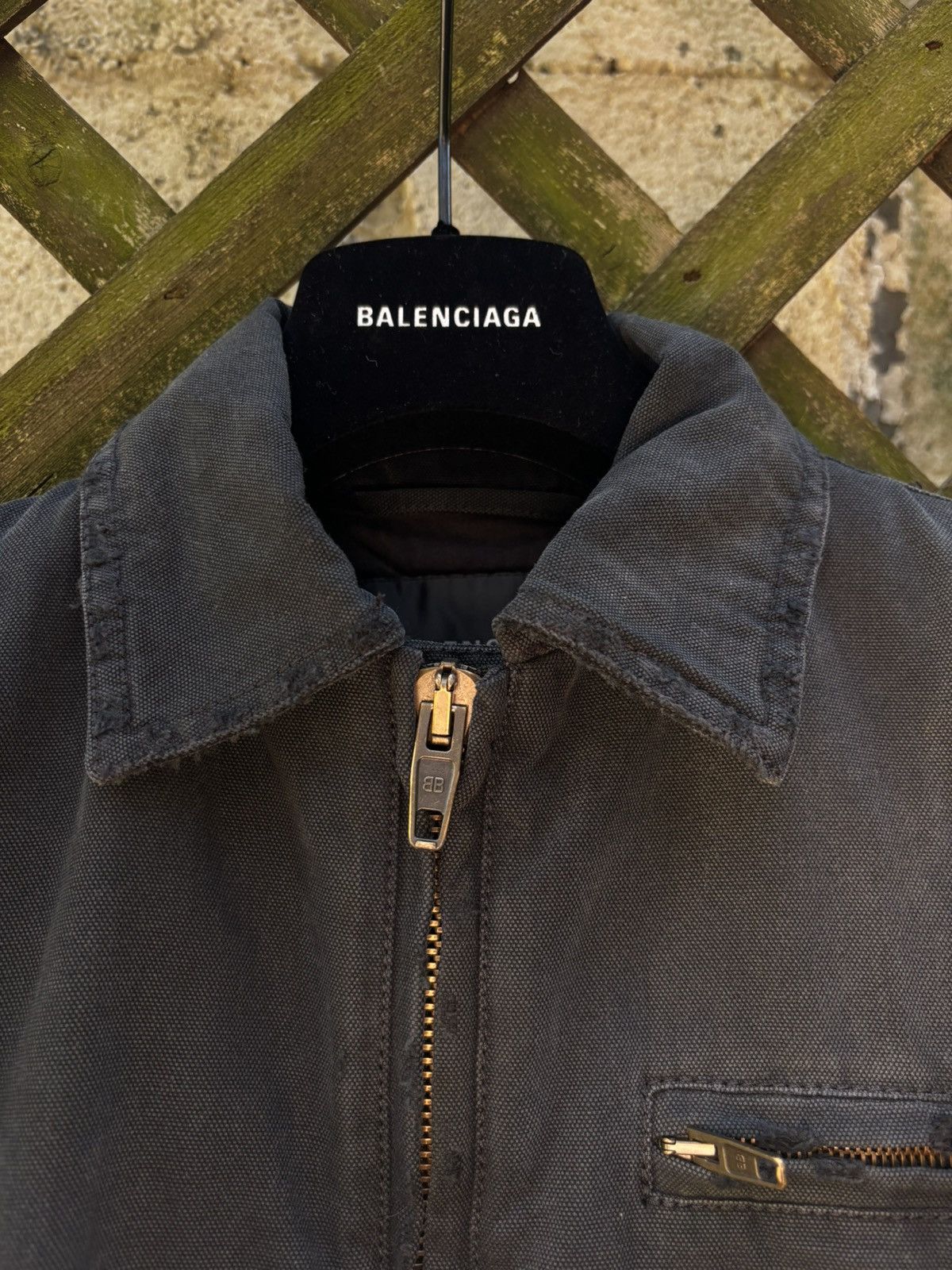 Balenciaga FW23 Balenciaga Shrunken Workwear Jacket Size US S / EU 44-46 / 1 - 4 Thumbnail