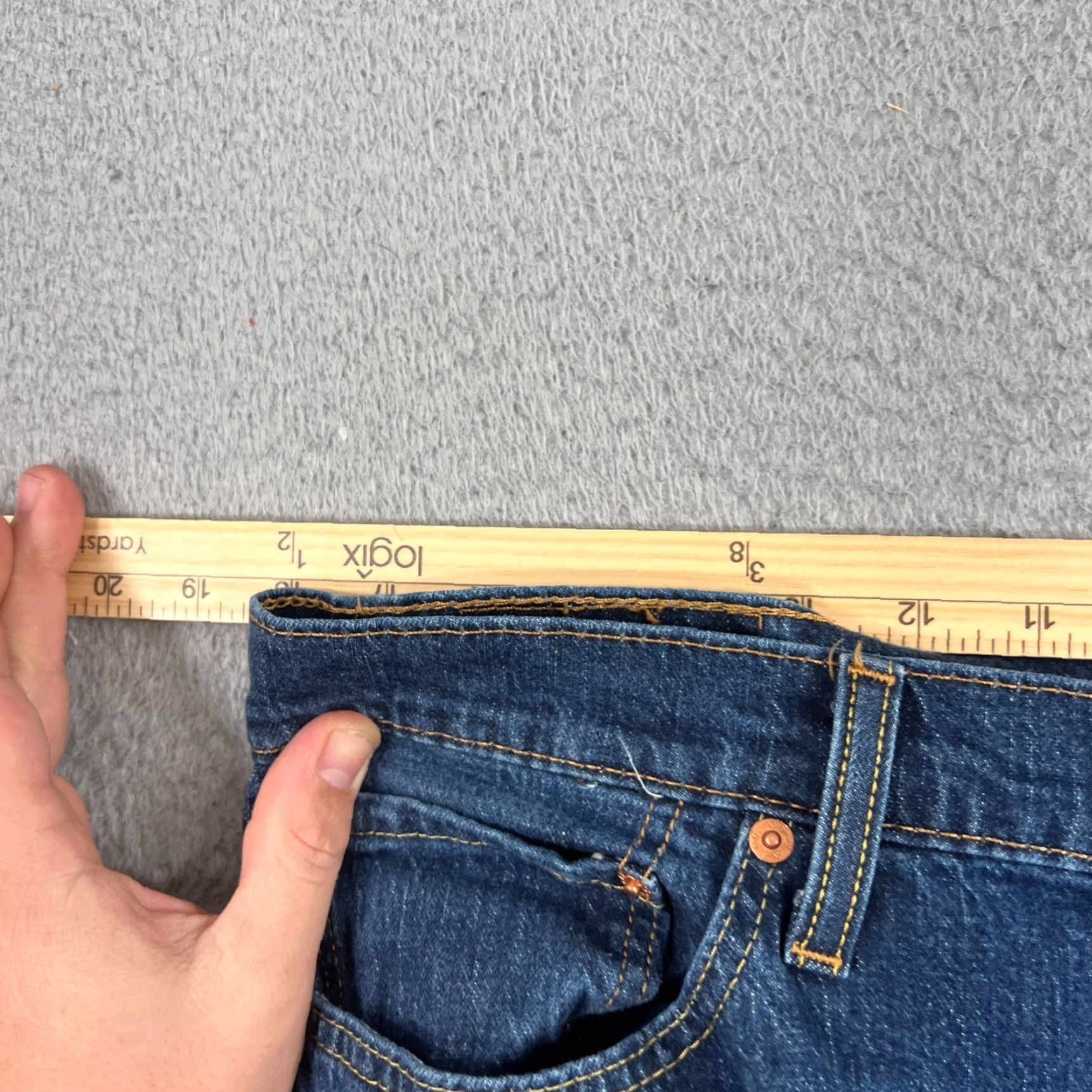 Levi's Levi's 541 Jeans Men’s 36x34 Dark Wash Athletic Fit Tapered Leg 5-Pocket Denim Size US 36 / EU 52 - 5 Thumbnail