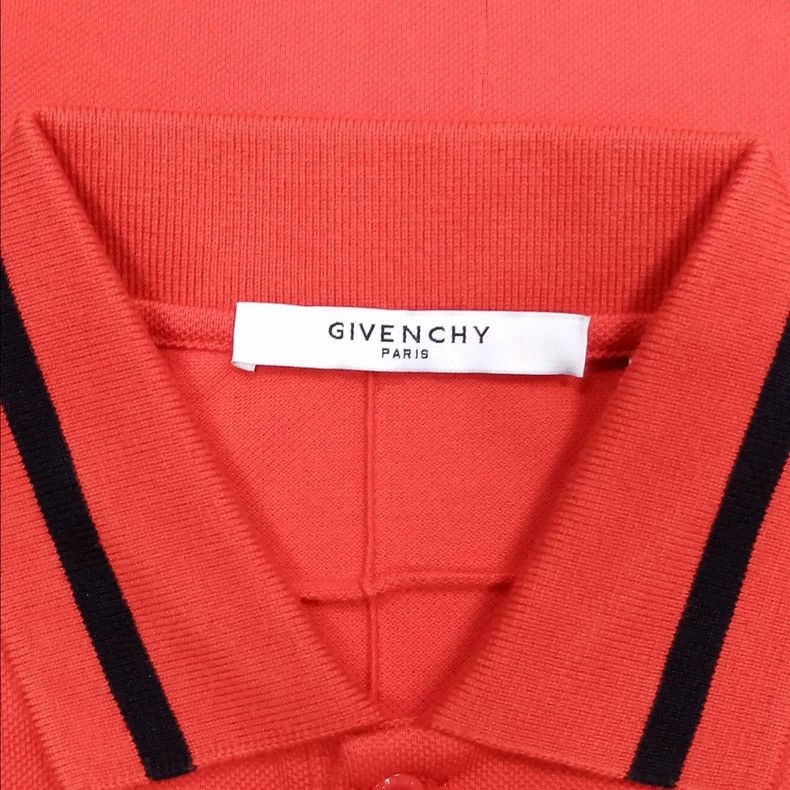 Givenchy Givenchy Five-Pointed Star Embroidered Chest Label Red Pol Size US M / EU 48-50 / 2 - 3 Thumbnail