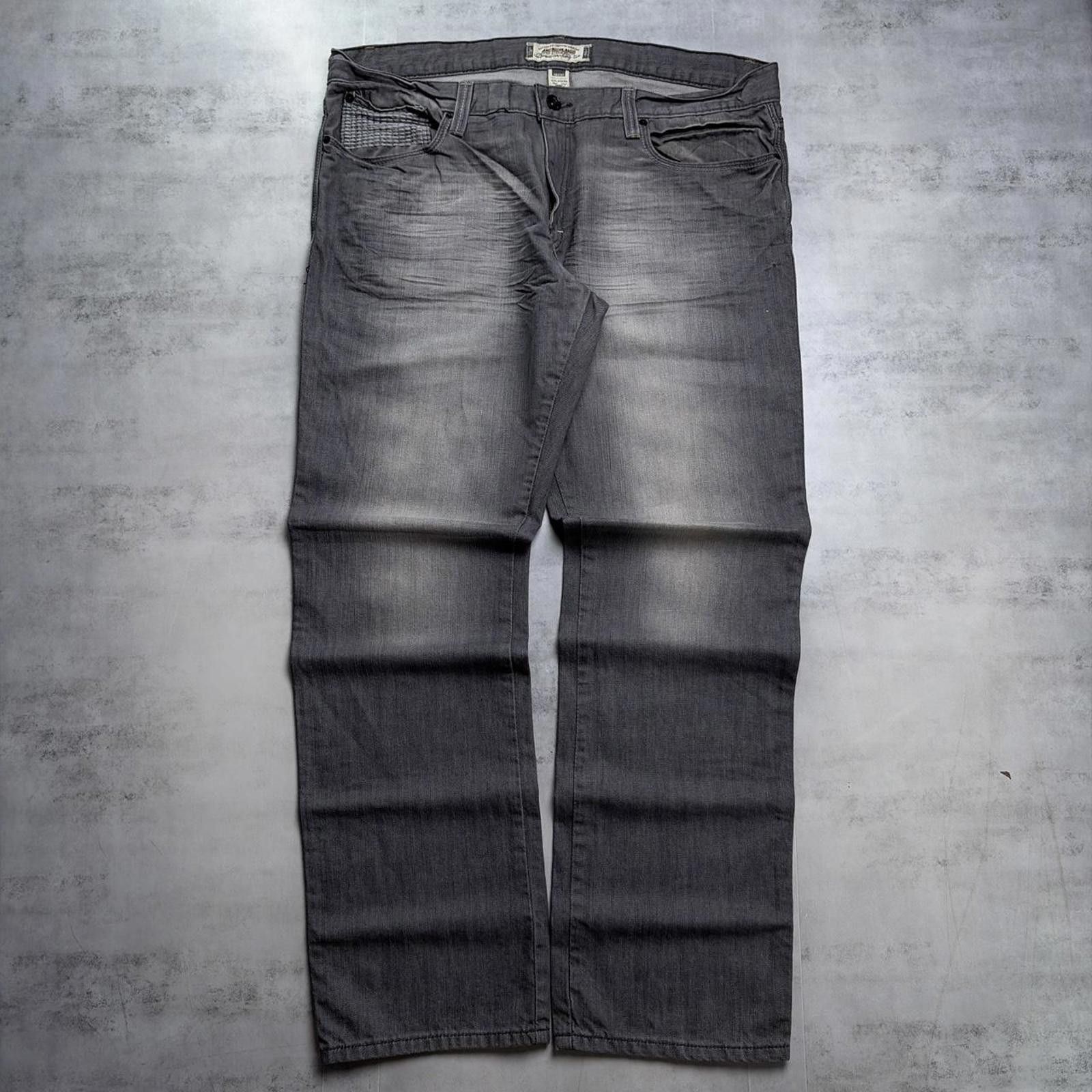 Other Y2K Grey American Rag Grunge Faded Baggy Denim Jeans Size US 38 / EU 54 - 2 Thumbnail