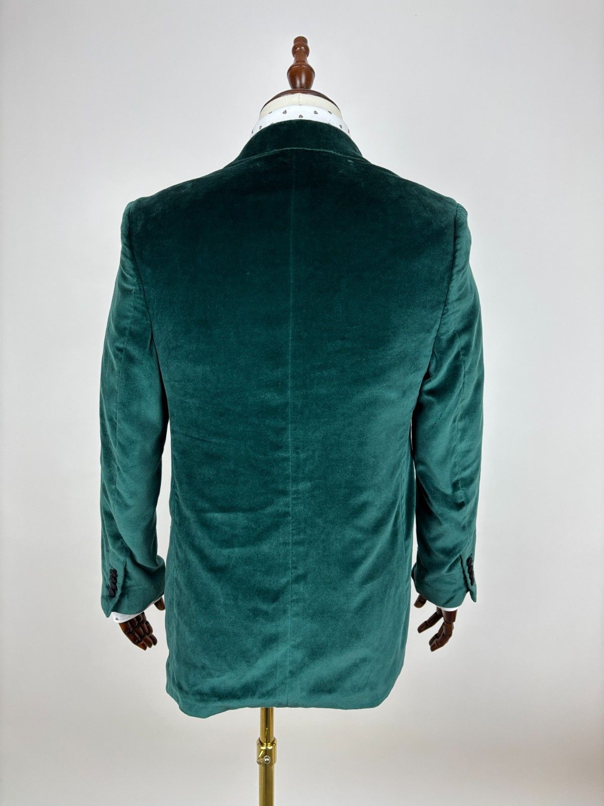 Alfred Dunhill Dunhill London Velvet Double Breasted Blazer Smoking Size 40R - 19 Thumbnail