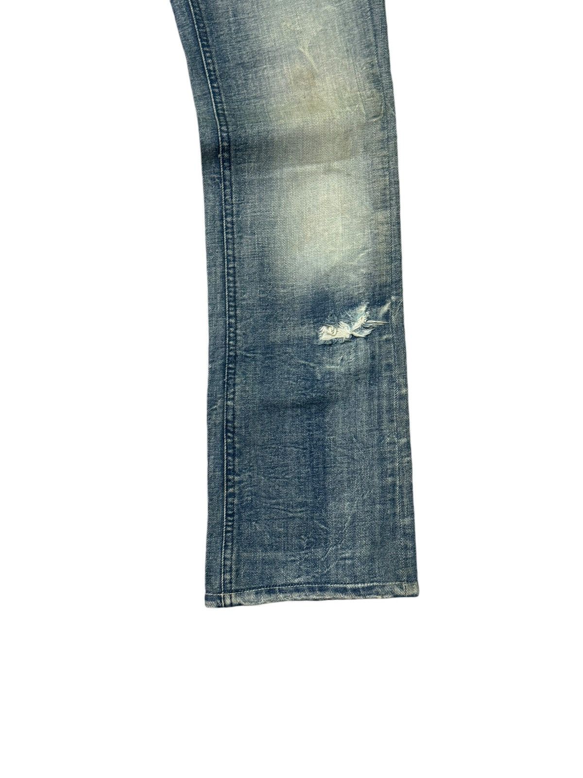 Hysteric Glamour FLARE DIESEL INDUSTRY COW LEATHER LOW RISE DENIM Size US 29 - 7 Thumbnail
