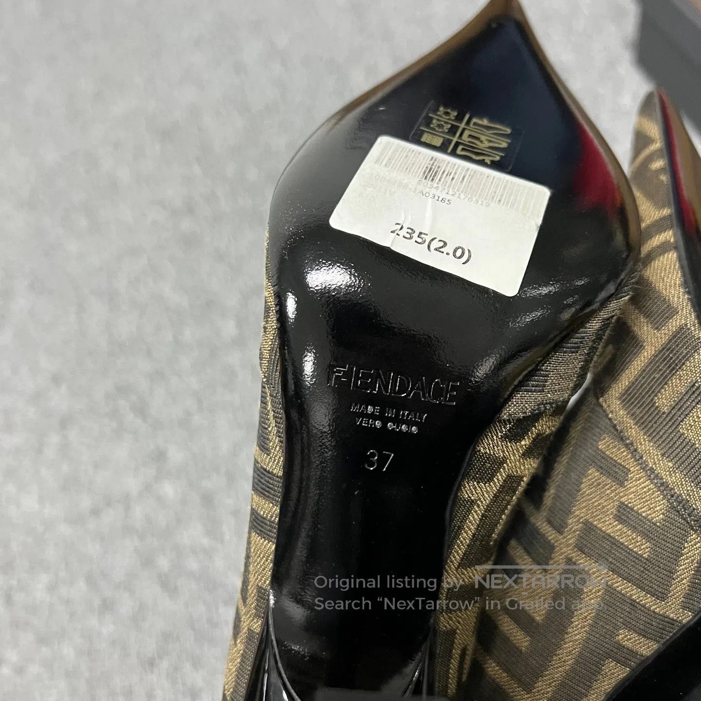 Fendi FENDI Colorful crystal diamond Golden belt| Size ONE SIZE - 8 Thumbnail