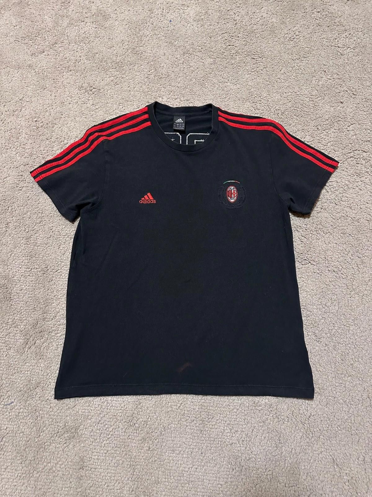 Adidas Adidas Ac Milan 2010/11 Football Soccer Shirt Sz L Size US L / EU 52-54 / 3 - 1 Thumbnail