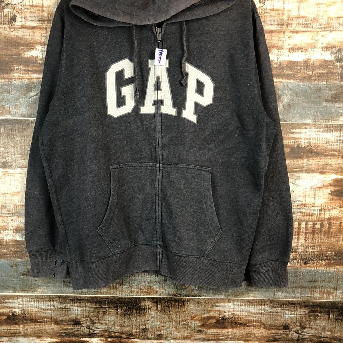 Gap Gap vintage faded Grey sweater Hoodie #A2410 Size US L / EU 52-54 / 3 - 3 Thumbnail