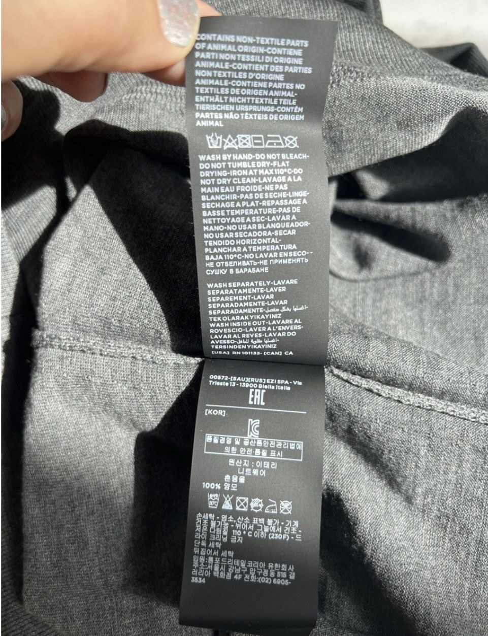 Tom Ford TOM FORD Wool knitwear & sweatshirt 50 IT GREY Size US M / EU 48-50 / 2 - 9 Thumbnail
