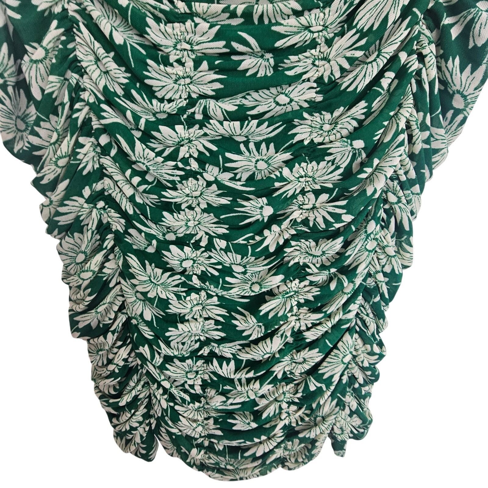 Torrid Torrid Womens Ditsy Floral Ruched Tank Plus Size 2X Stretch Size XXL / US 16-18 / IT 52-54 - 4 Thumbnail