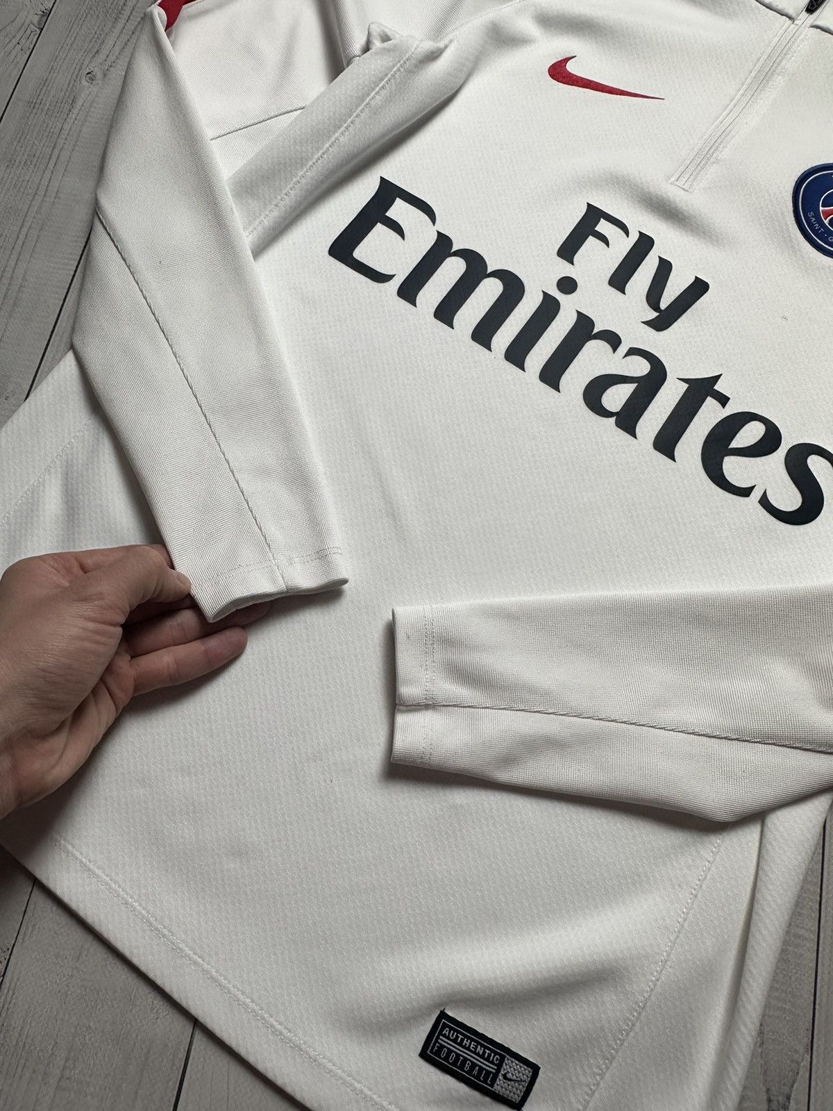 Nike × Vintage Vintage Nike Paris PSG soccer jacket size S logo Size US S / EU 44-46 / 1 - 4 Thumbnail