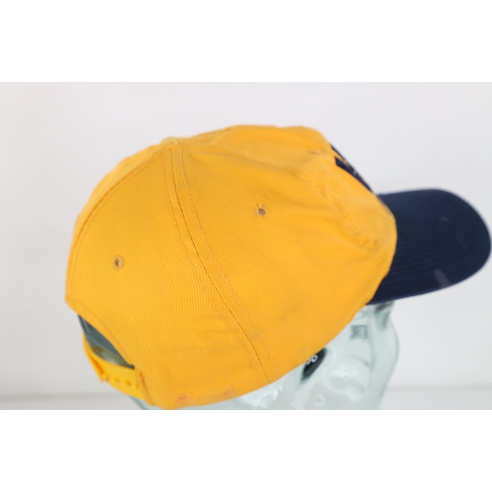 Vintage Vintage 90s Distressed West Virginia University WVU Hat Size ONE SIZE - 8 Thumbnail