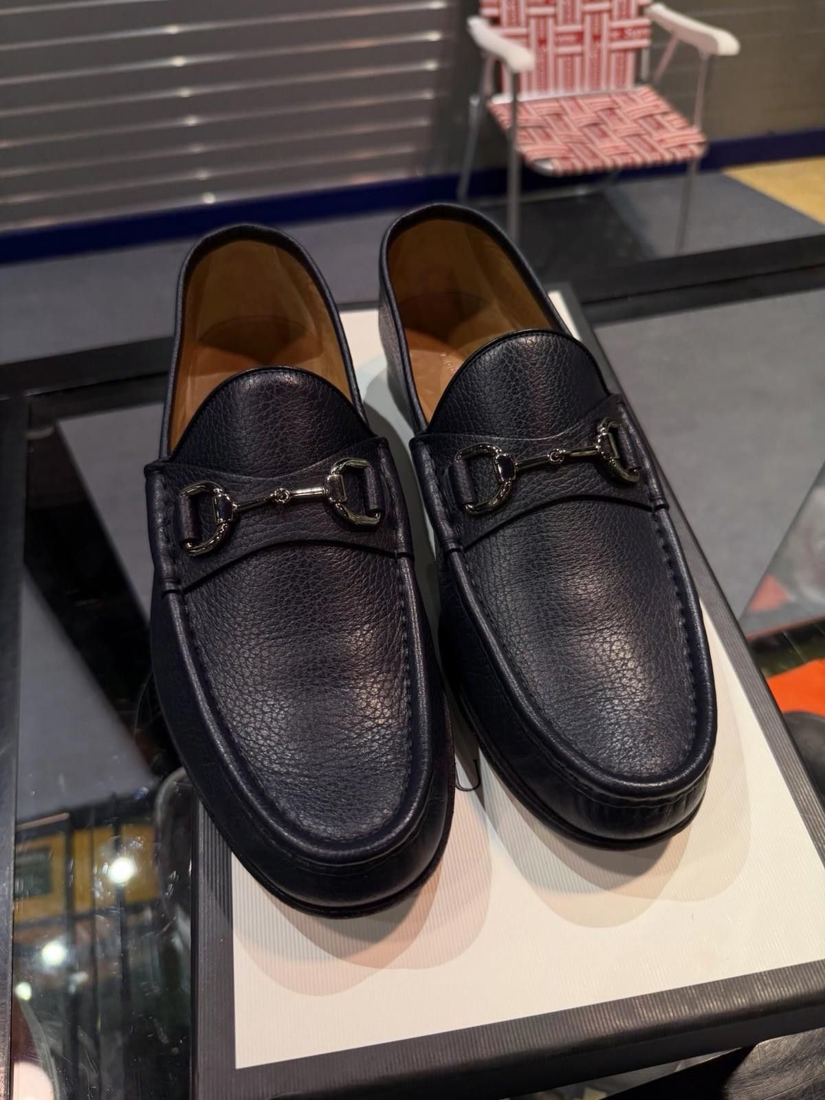 Gucci GUCCI $1050 Horesebit 1953 Men's Loafer Blue 7G+/8US 1 Size US 8 / EU 41 - 8 Thumbnail