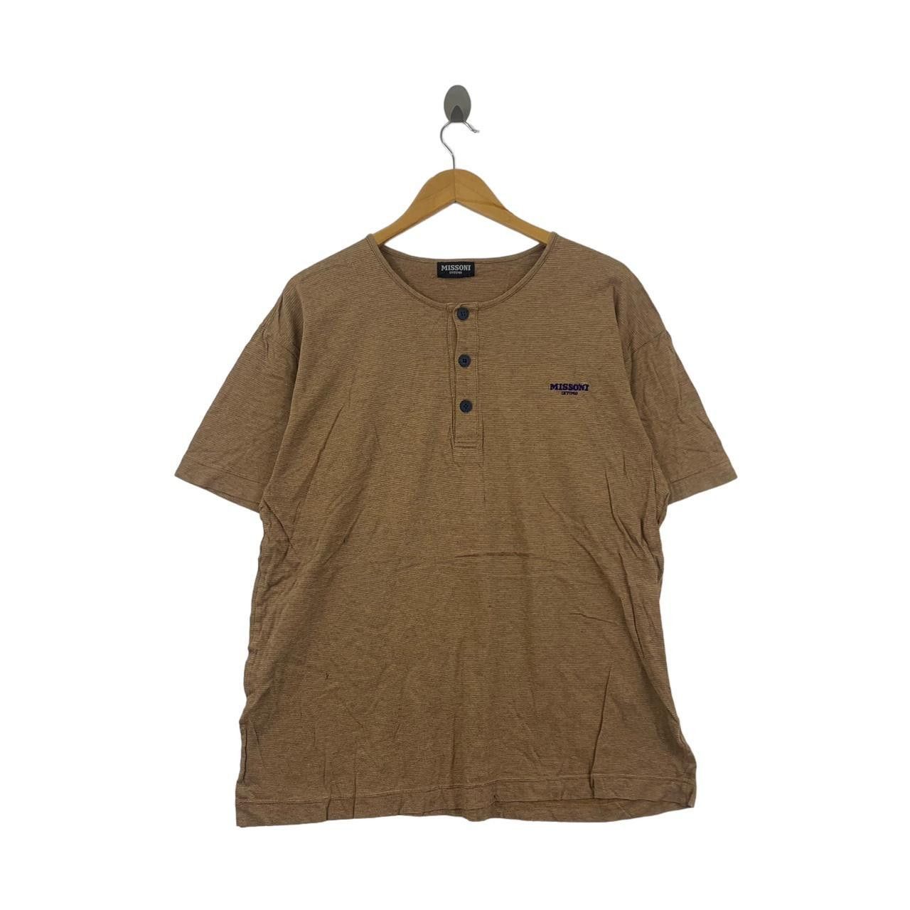 Vintage MISSONI INTIMO Collection Henley Tee Shirt