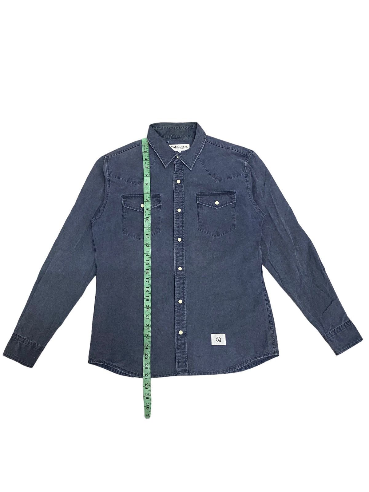Japanese Brand × Vanquish × Vintage Offer‼️Vintage Vanquish Tokyo Denim Longsleeve Shirt Size US L / EU 52-54 / 3 - 9 Thumbnail