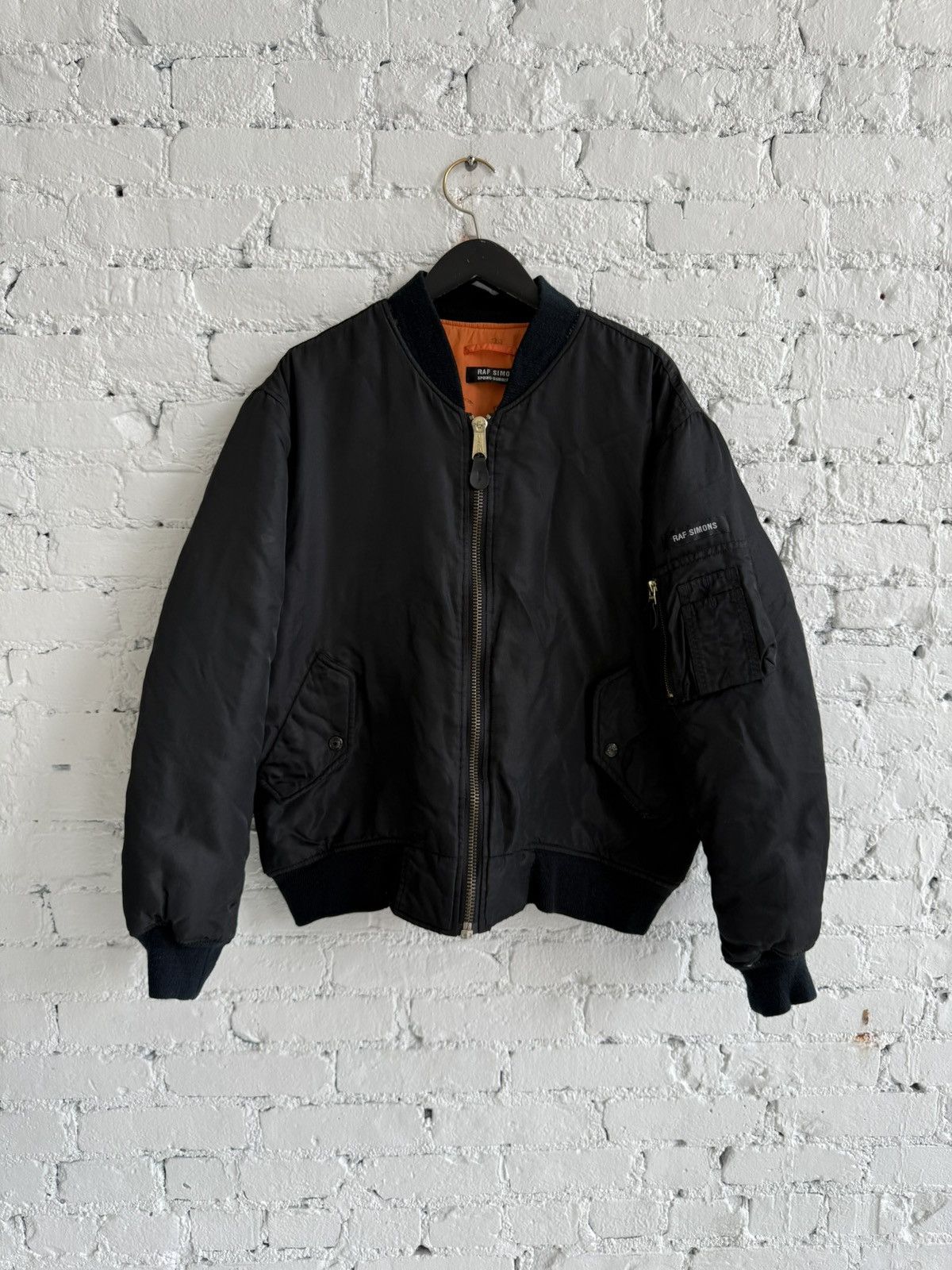 Raf Simons RARE SS00 2000 Raf Simons 'Summa Cum Laude' Bomber MA-1